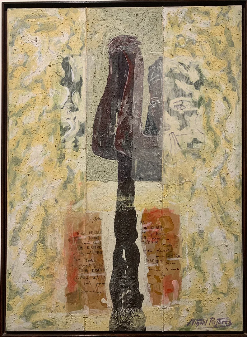 MIGUEL PAJARES. "A LOS DERECHOS HUMANOS XVII". — Paintings — Balclis