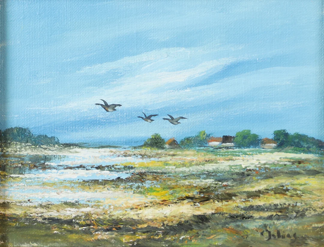 CARL JULIUS. Olja på duk, signerad Julius. — Paintings — Helsingborgs Auktionskammare