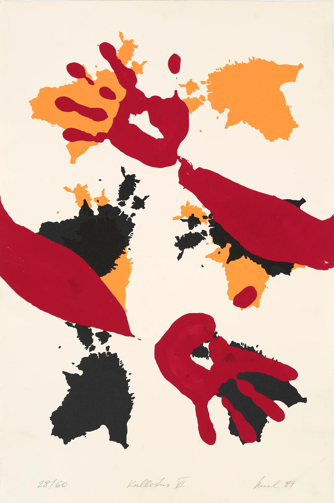 Meel, Raul — "Kallistus IV" 1989 — Kunst/Grafikk — Blomqvist