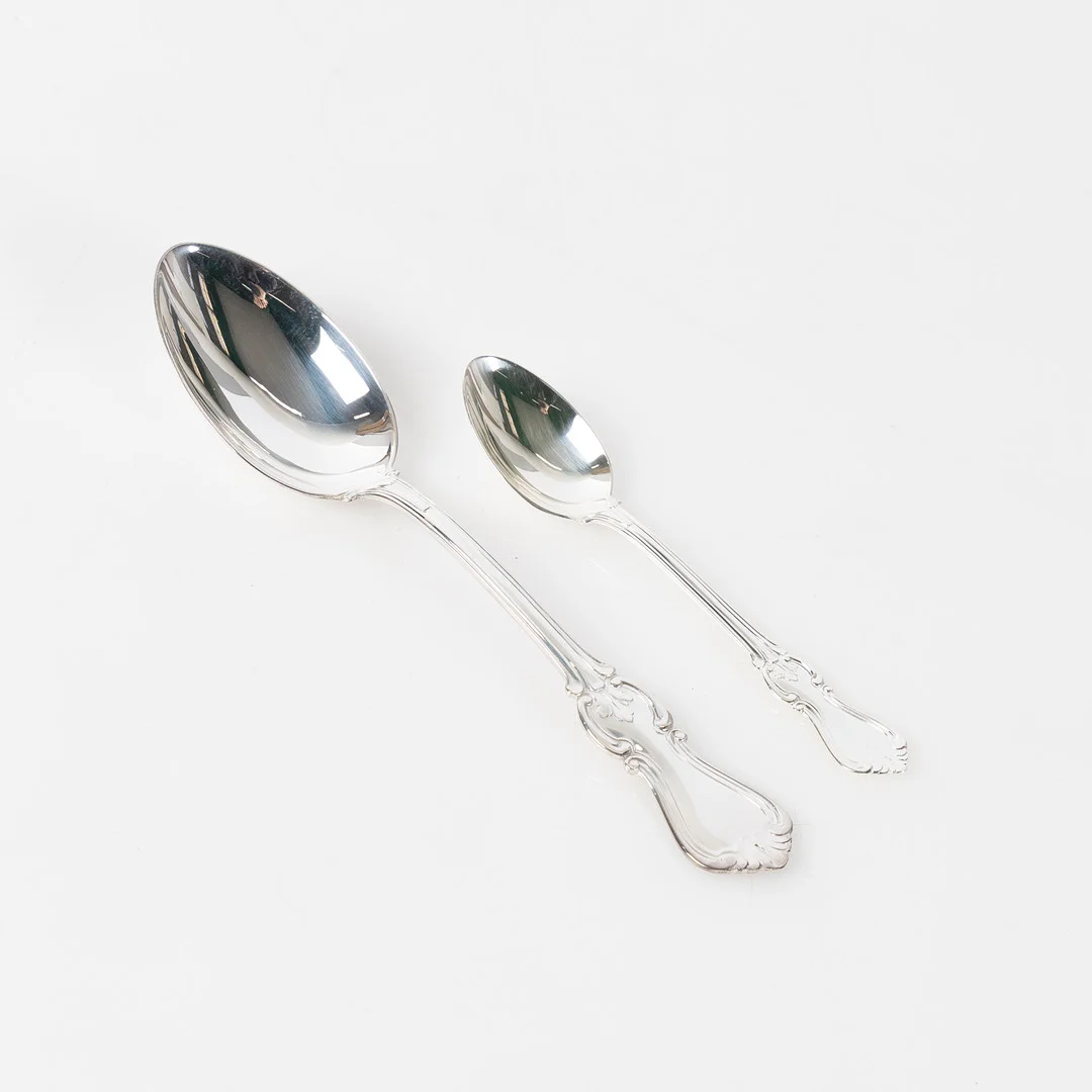 SKEDAR, 7 delar, "Olga", silver, GAB, Eskilstuna. — Silver — Stockholms Auktionsverk Helsingborg