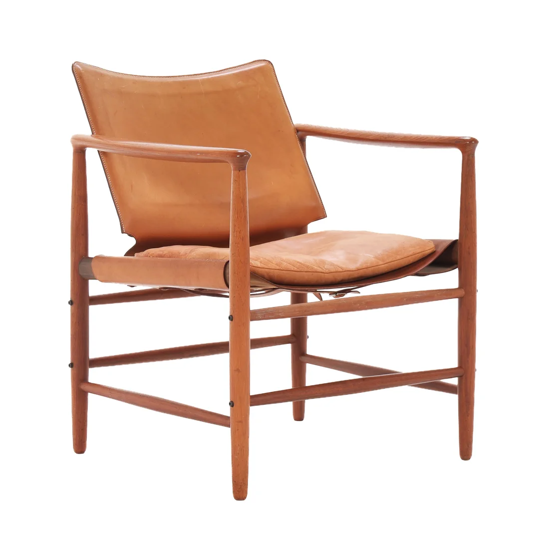 Kai Lyngfeldt Larsen (1920-2001) for Bovirke: Vintage armchair made of teak. — Furniture/Chairs — Lauritz