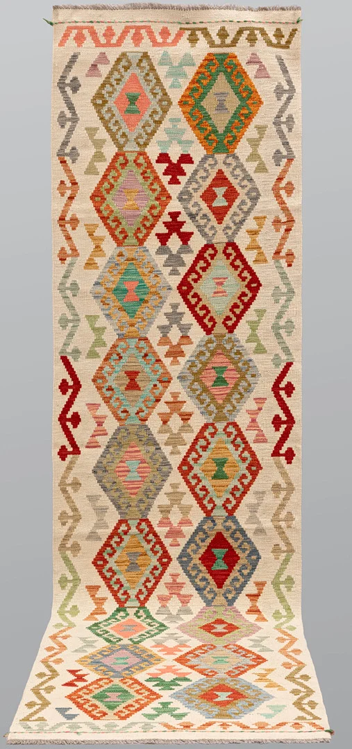 ORIENTMATTA. Kelim Klassisk design gallerimodell, 299 x 83 cm. — Carpets — Gomér & Andersson Nyköping
