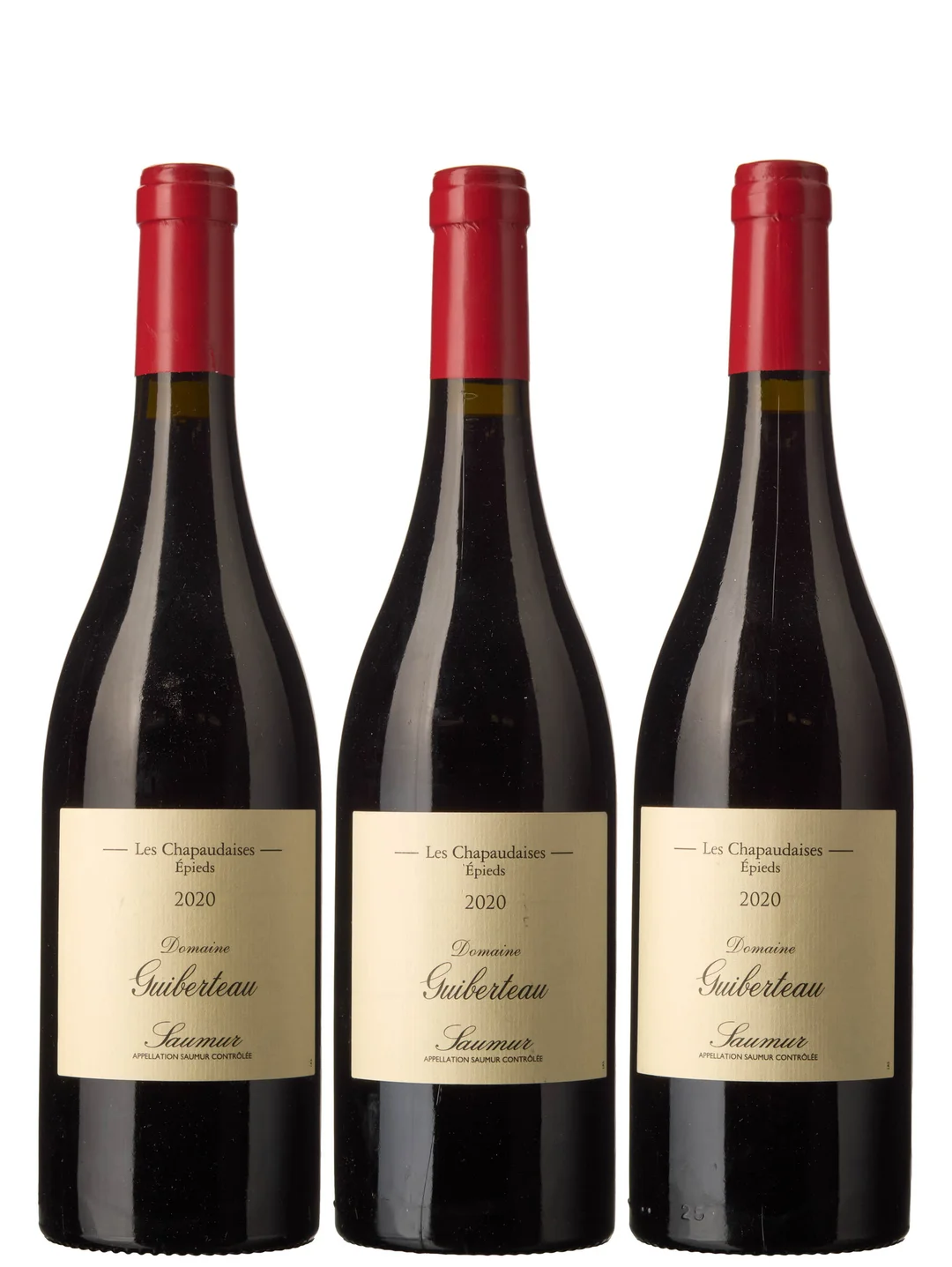 3 x Saumur Les Chapaudaises 2020, Guiberteau — 3 x Saumur Les Chapaudaises 2020, Guiberteau — Vin/Vin — Blomqvist