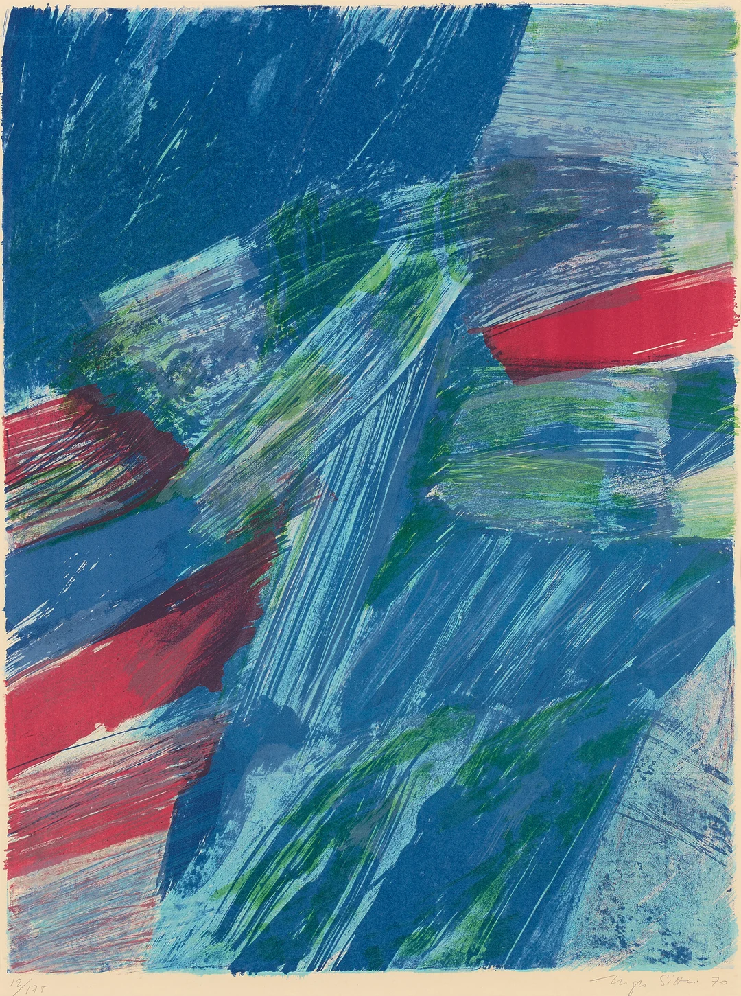 Sitter, Inger — "Uten tittel" 1969-70 — Kunst/Grafikk — Blomqvist