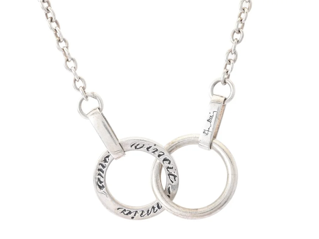 EFVA ATTLING, collier, sterlingsilver, Twosome, längd 41,5 cm/45 cm, vikt ca 16,2 g. — Smycken/Collier — Kaplans
