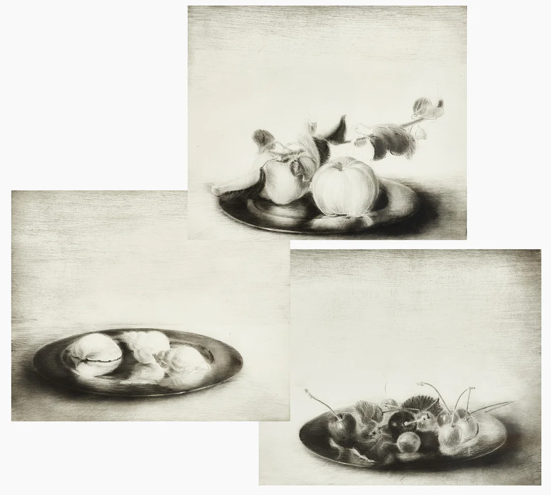 MAC HAMILTON (Sverige, född 1952), 3 Stilleben, signerade och daterade 1987, numrerade 39/100, etsningar. — Engravings & Prints — Crafoord Auktioner Stockholm
