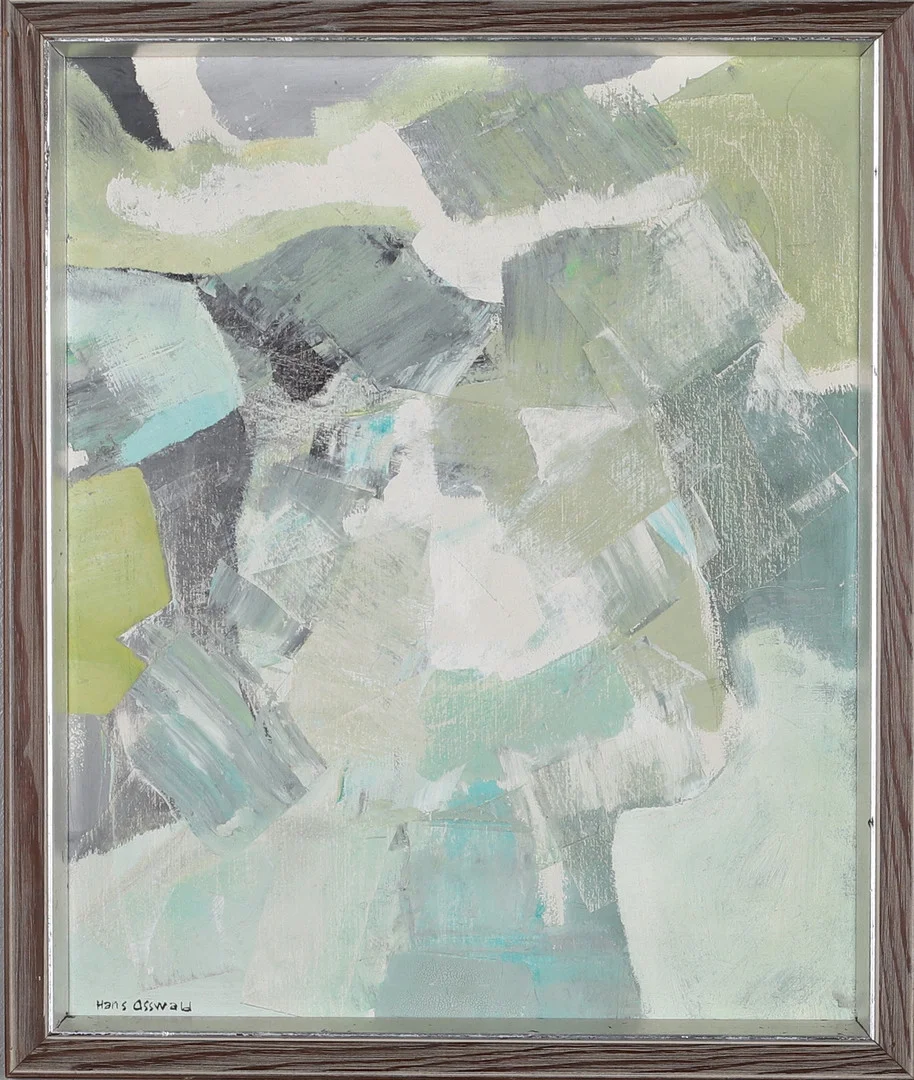 HANS OSSWALD. olja på pannå, signerad. — Paintings — Gomér & Andersson Norrköping