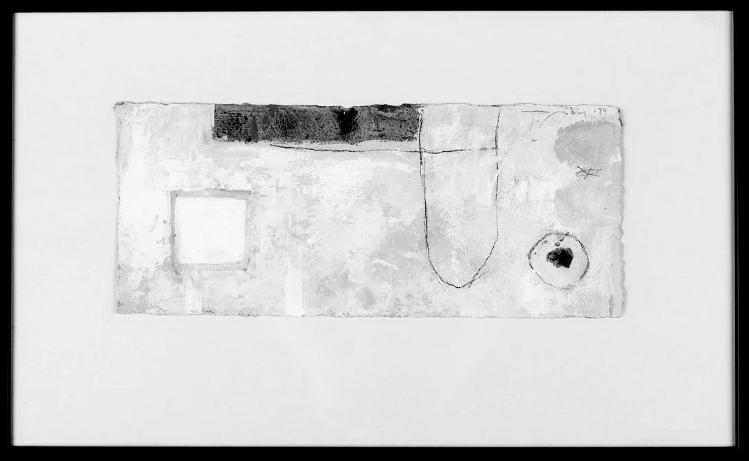 JAUME RIBAS. Blandteknik på papper, Signerad & daterad: 1989. — Engravings & Prints — Norrlands Auktionsverk