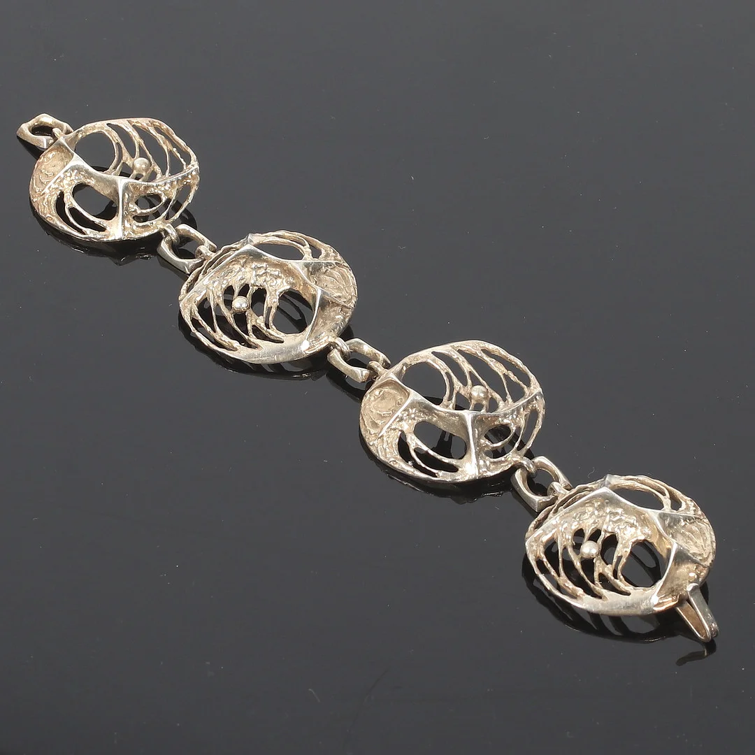 KARL LAINE. Armband, sterlingsilver, Finland, 1970-tal. — Silver — Stadsauktion Sundsvall