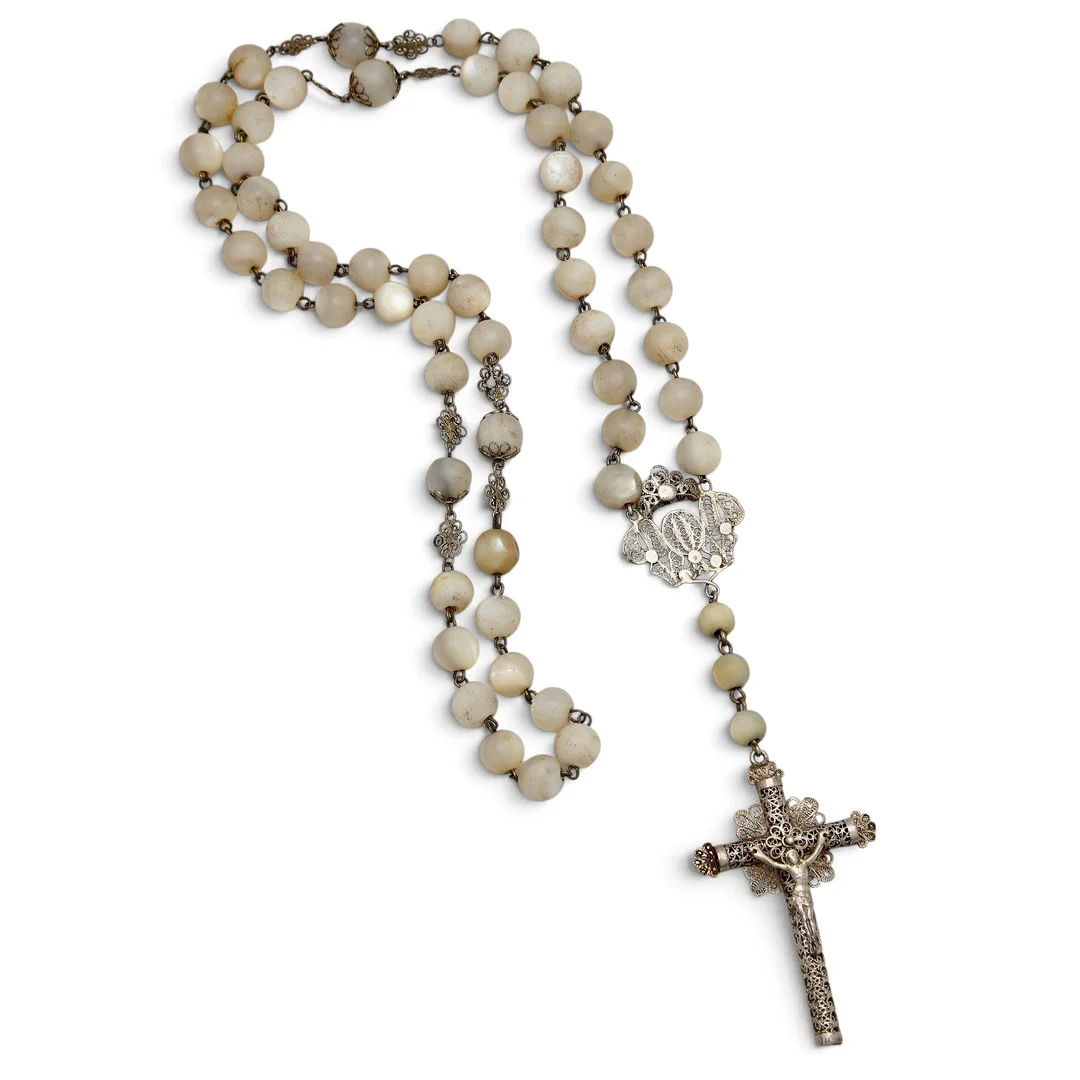 Silver filigree rosary, late 19th Century. — Objet de vertu & Miscellaneous — Balclis