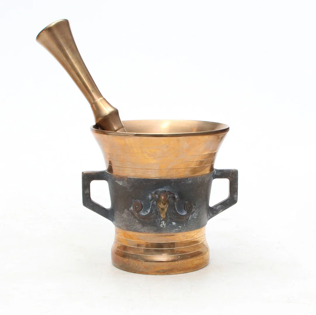 MORTEL med STÖT, malm. — Other metals — Kalmar Auktionsverk