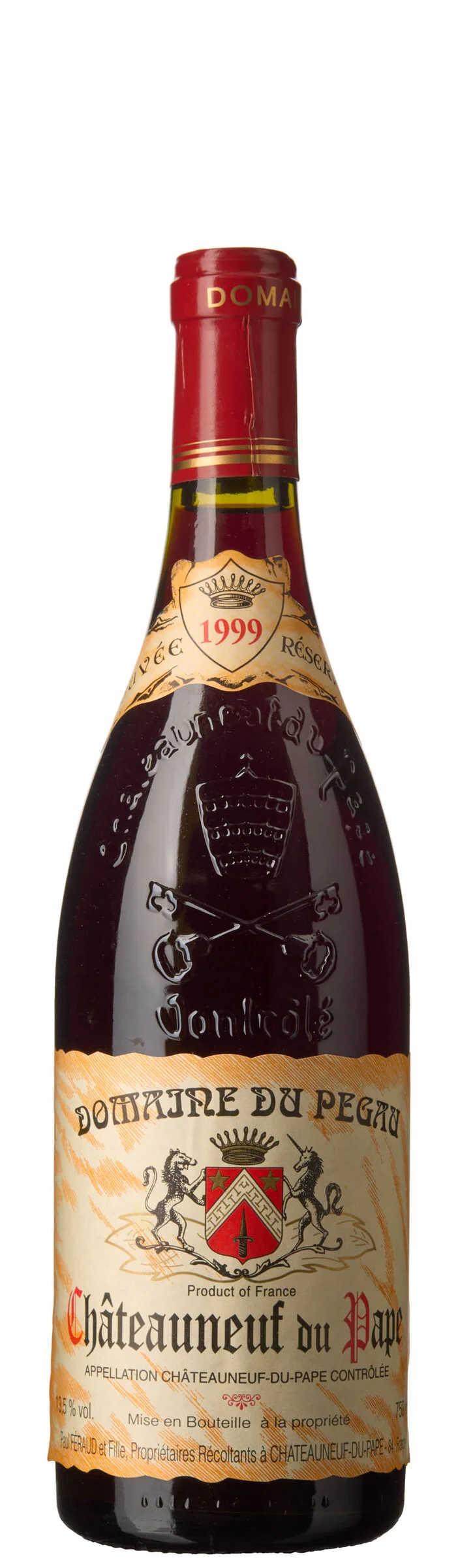 1 x Chateauneuf-du-Pape Cuvee Reservee 1999, Domaine du Pegau — 1 x Chateauneuf-du-Pape Cuvee Reservee 1999, Domaine du Pegau — Vin/Vin — Blomqvist