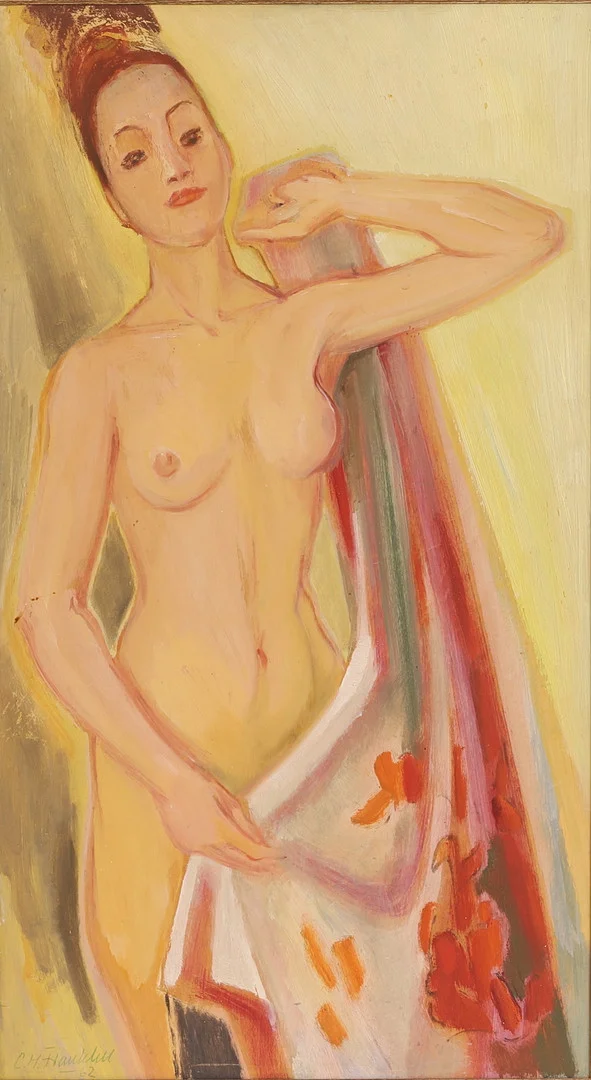 CARL MAGNUS FRANKLIN. Olja på duk, signerad, daterad -62. — Paintings — RA Auktionsverket Norrköping
