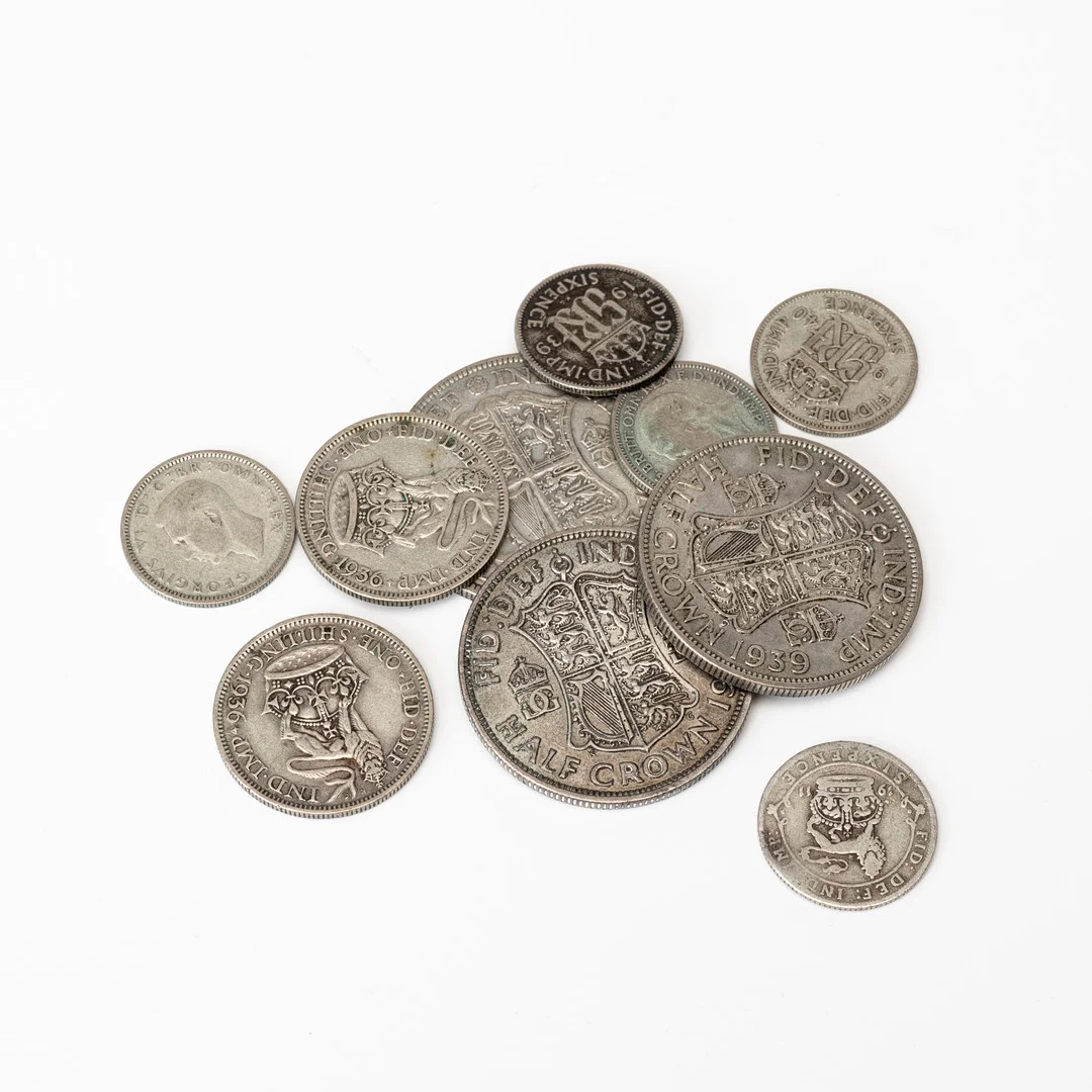 MYNT, 10 st, silver 50-92,5 %, England. — Coins & Banknotes — Auktionshuset Kolonn