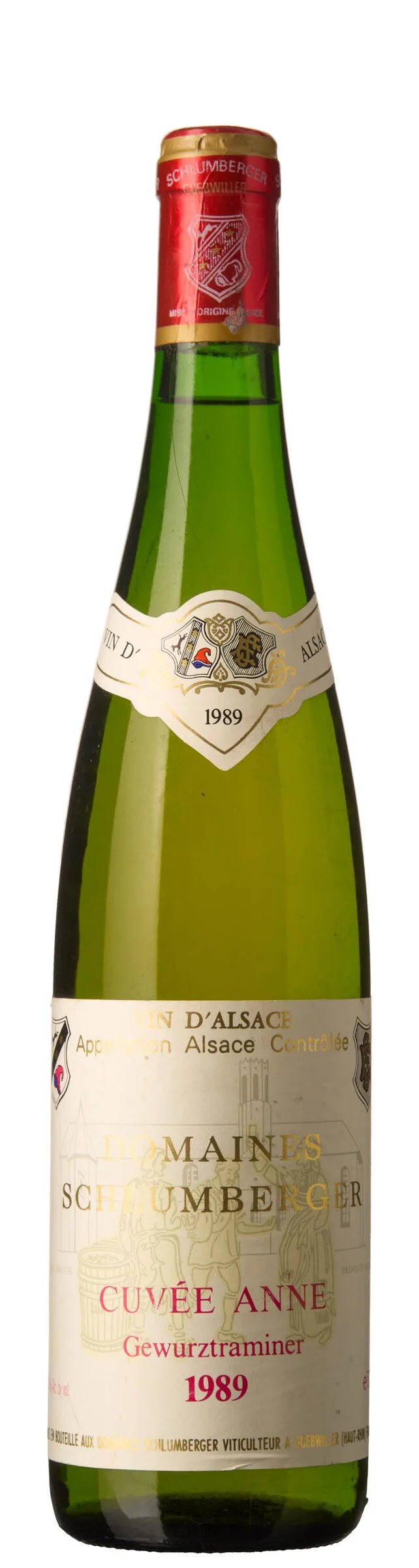 1 x Gewurztraminer Cuvee Anne 1989, Schlumberger — 1 x Gewurztraminer Cuvee Anne 1989, Schlumberger — Vin/Vin — Blomqvist