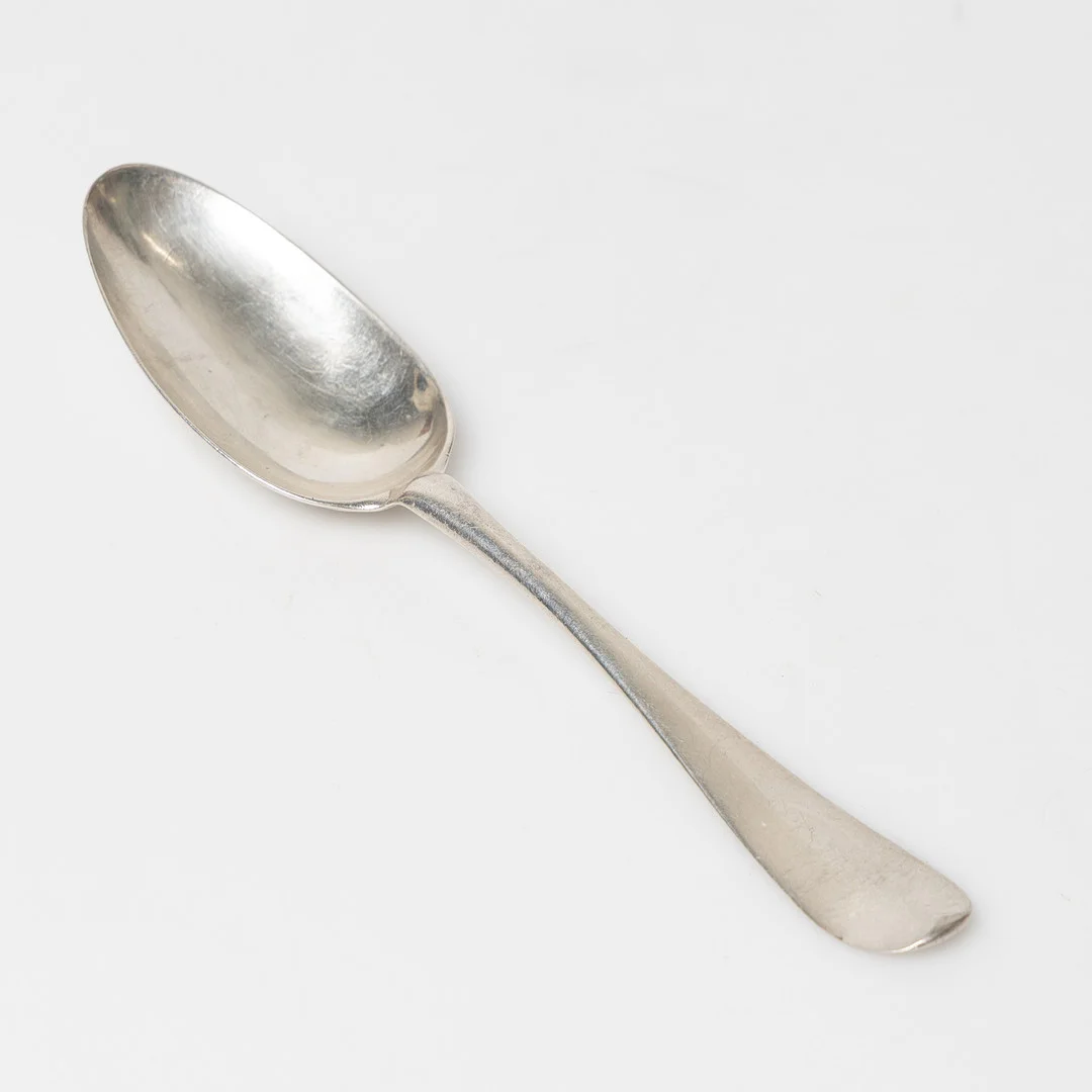 ANDREAS EKELÖF, sked, silver, Stockholm 1743. — Silver — Stockholms Auktionsverk Helsingborg