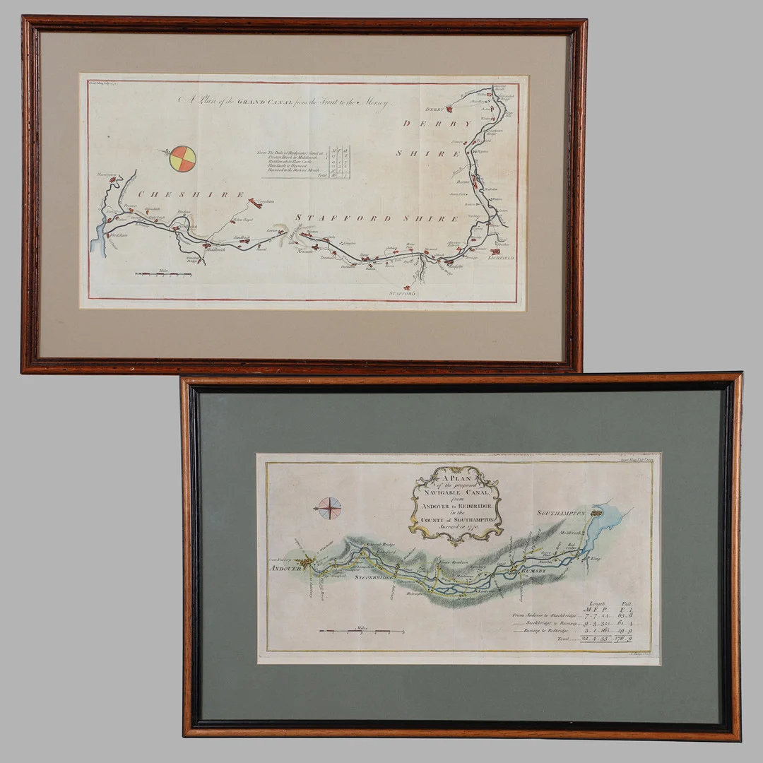 ANONYMOUS. A Plan of the Grand Canal from the Trent to the Mersey, 1771. — Maps — Lawrences Auctioneers