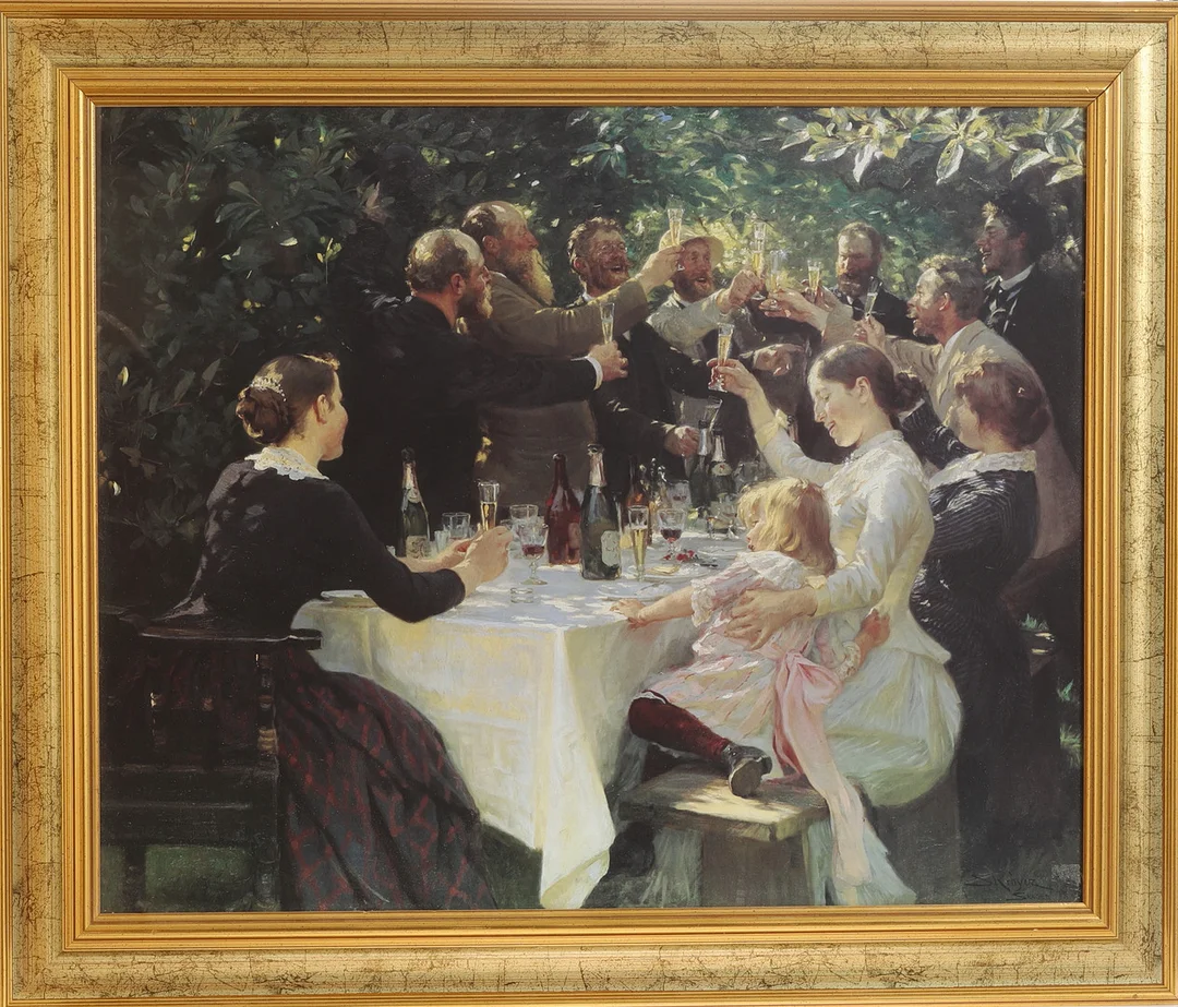 PEDER SEVERIN KRÖYER. Efter, tryck, "Hip Hip Hurra". — Other — RA Auktionsverket Norrköping