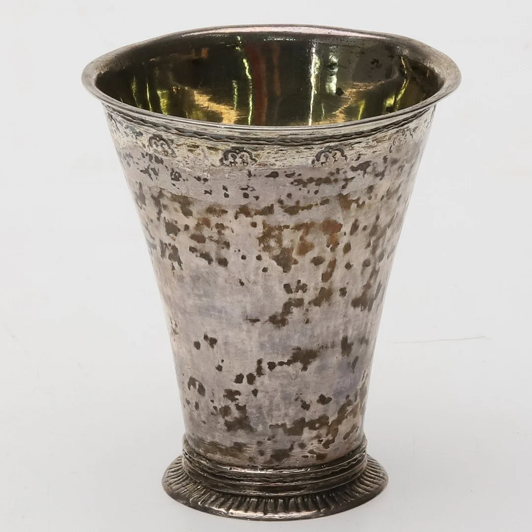 JOHAN PETTERSON BERG. BÄGARE. Silver med förgylld insida, Norrköping, 1762. — Silver — Örebro Stadsauktioner