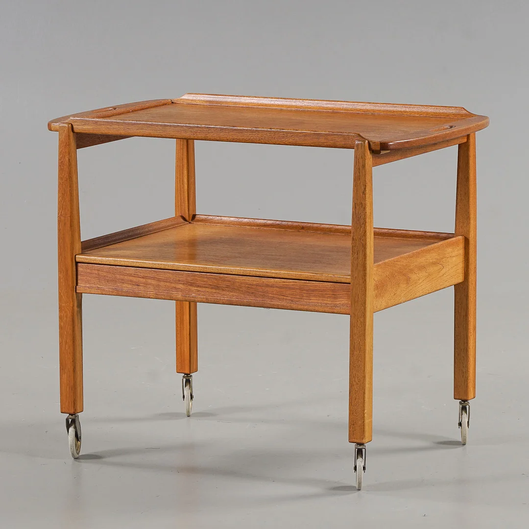 SVEN ENGSTRÖM & GUNNAR MYRSTRAND. Serveringsvagn "Julius" Teak, Tingströms, 1960-tal. — Other — Karlstad Hammarö Auktionsverk