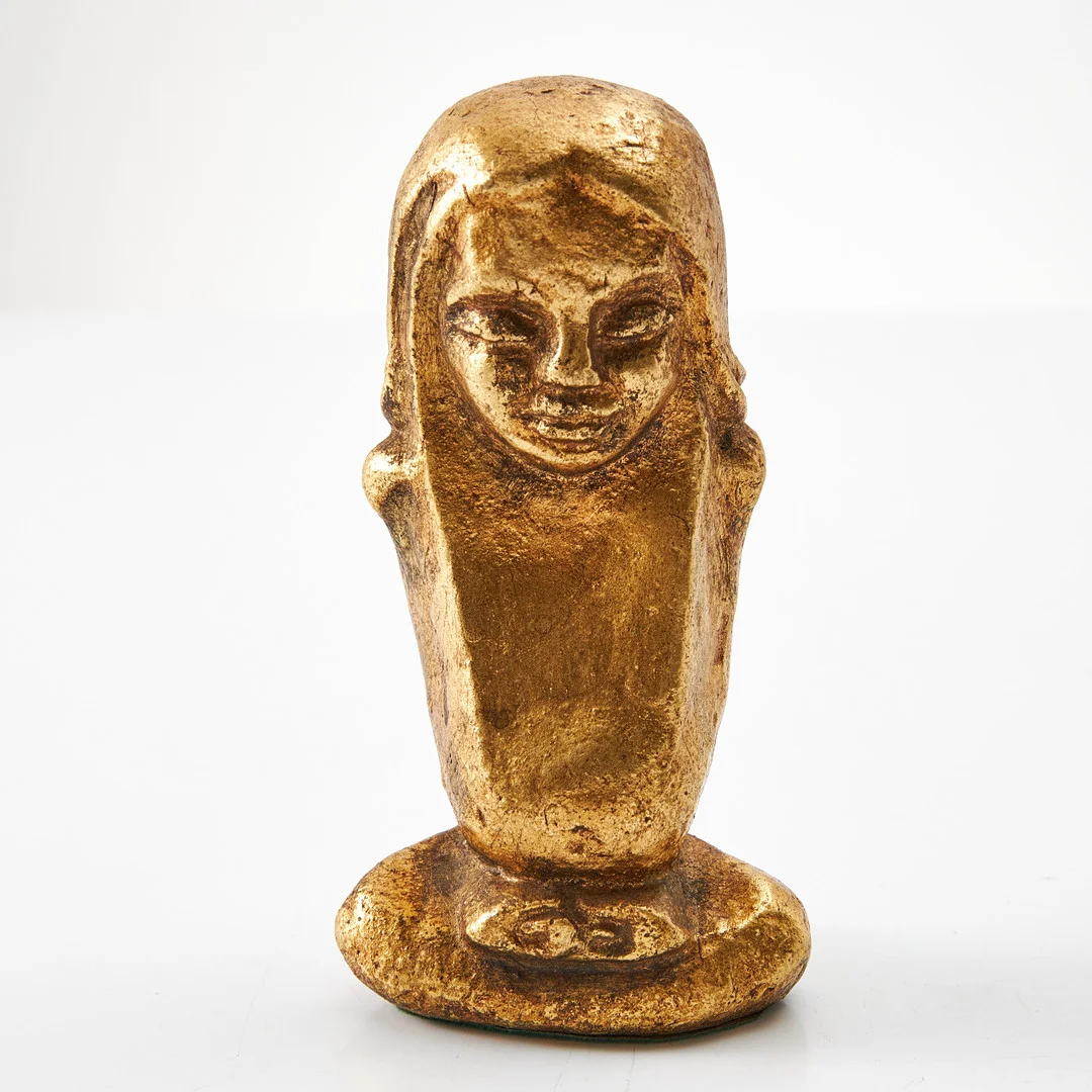 TOMAS ALMBERG. Skulptur, brons, flicka, signerad T. Almberg. — Sculptures & Bronzes — Stockholms Auktionsverk Magasin 5
