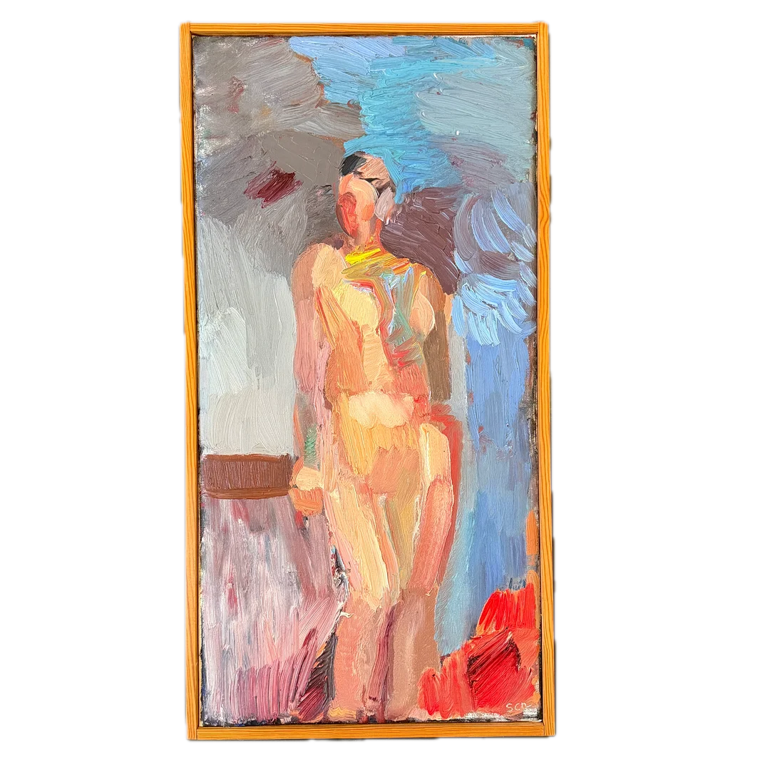SIGFRID CARLSSON 1915-1971. Olja på duk. Utställd på minnesutställning, Bohus-salongen 1971. — Paintings — Auktionshuset STO Bohuslän