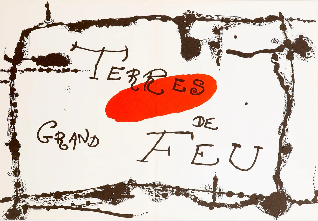 JOAN MIRÓ. "Terres de Grand Feu". — Engravings & Prints — Barcelona Auctions