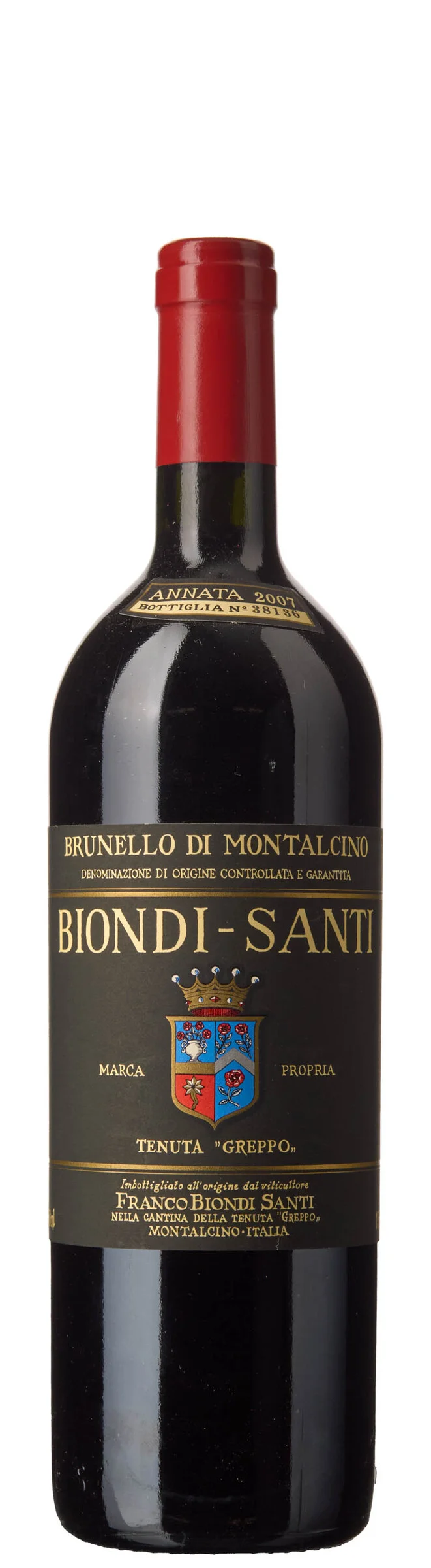 1 x Brunello di Montalcino Greppo 2007, Biondi-Santi — 1 x Brunello di Montalcino Greppo 2007, Biondi-Santi — Vin/Vin — Blomqvist