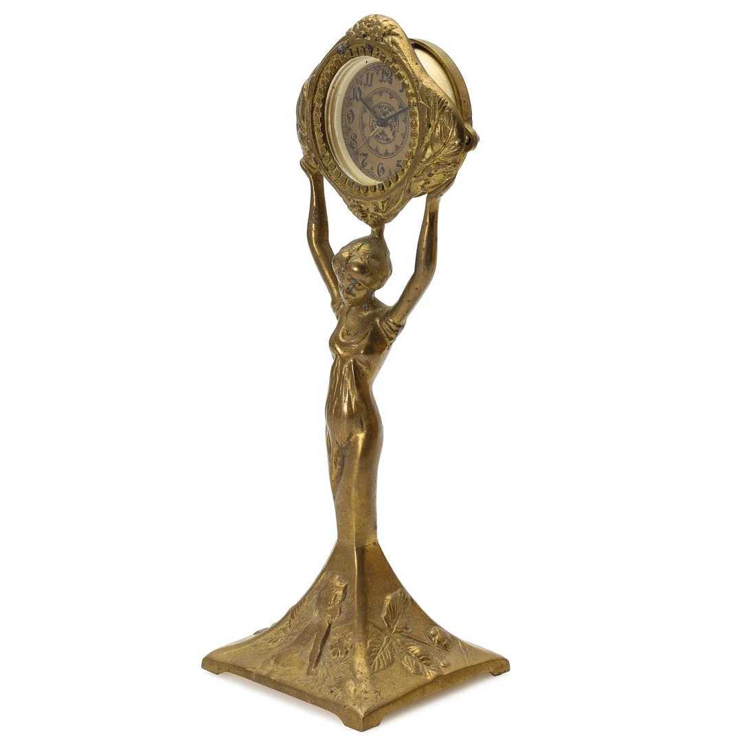 BORDSUR, mässing, 1900-talets mitt. — Mantel clocks — Auktionsmagasinet Vänersborg