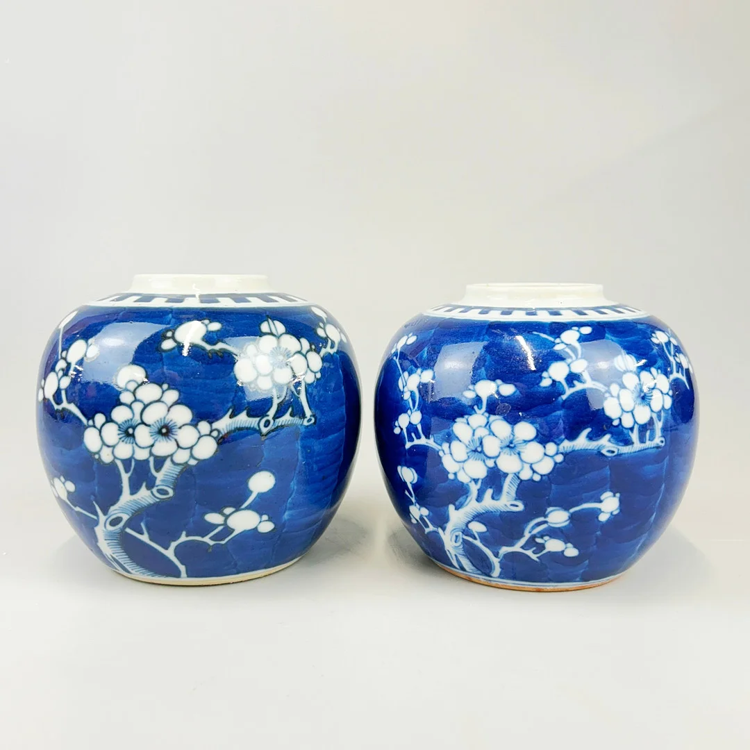 CHINESE BLUE & WHITE PORCELAIN VASES. — Ceramics & Porcelain — Chalkwell Auctions