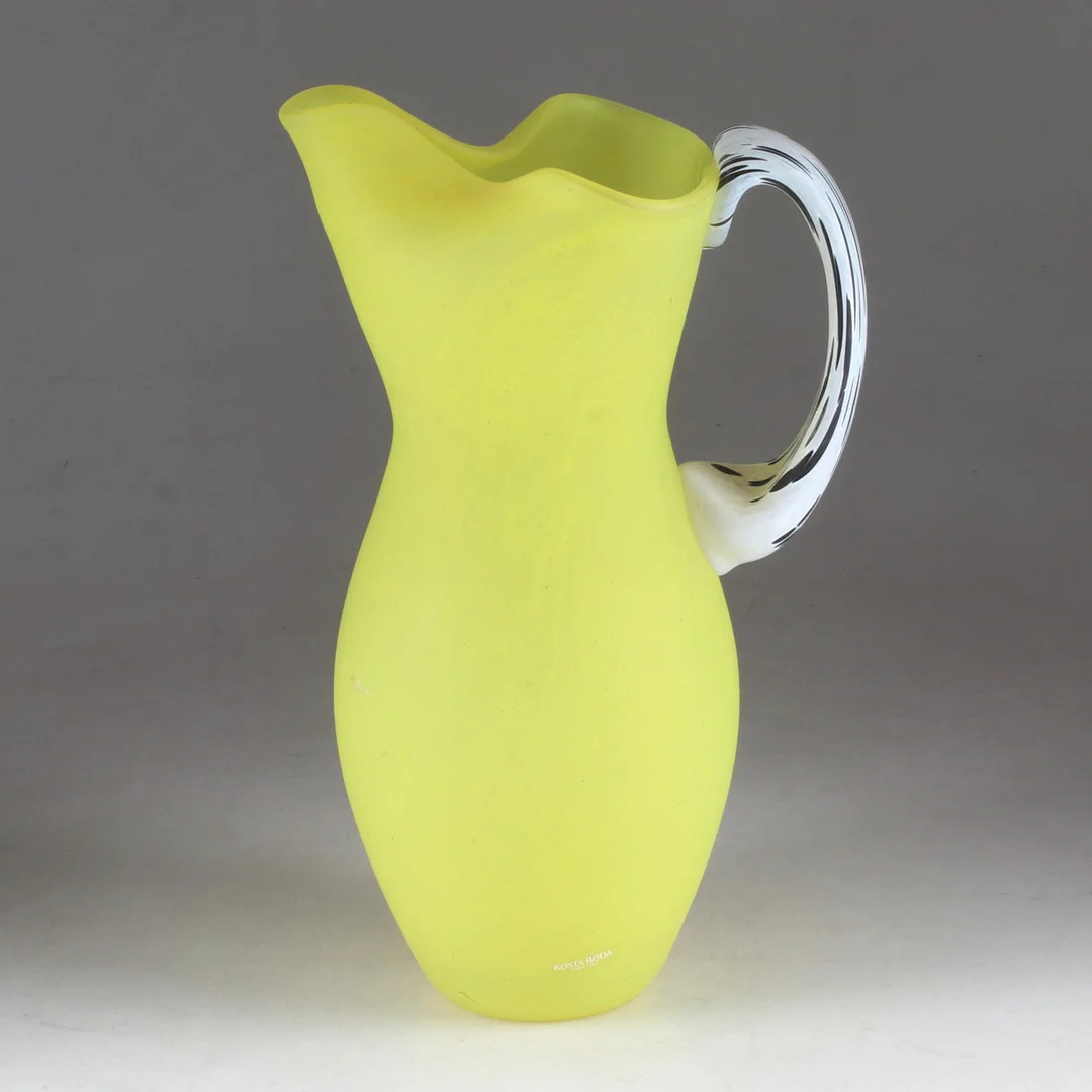 GUNNEL SAHLIN. Kanna, glas, "Amazon", Glas, Kosta-Boda. — Utility glass — Stadsauktion Sundsvall