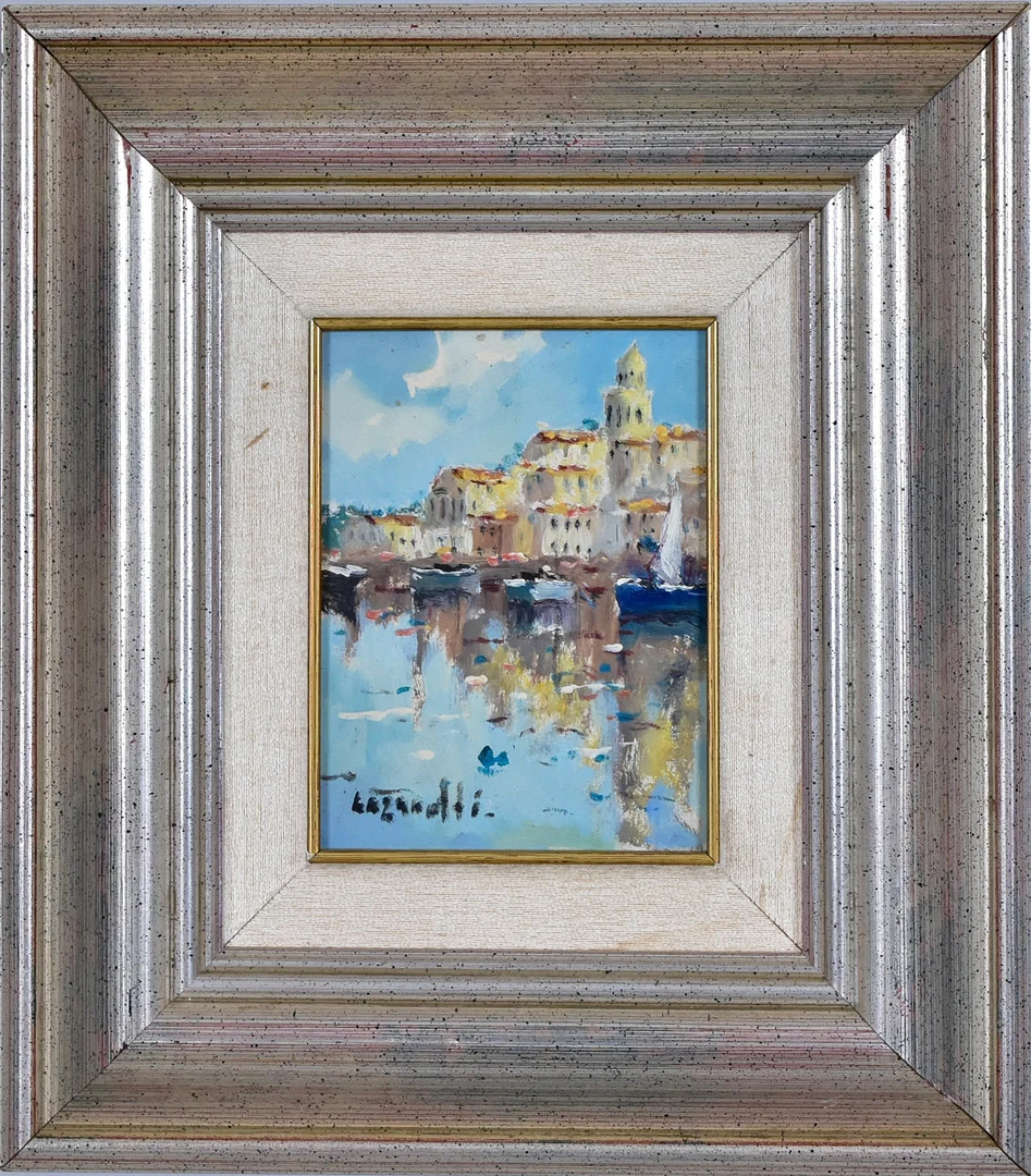 IGNACE LAZAROTI. Olja på pannå. — Paintings — Halmstads Auktionskammare