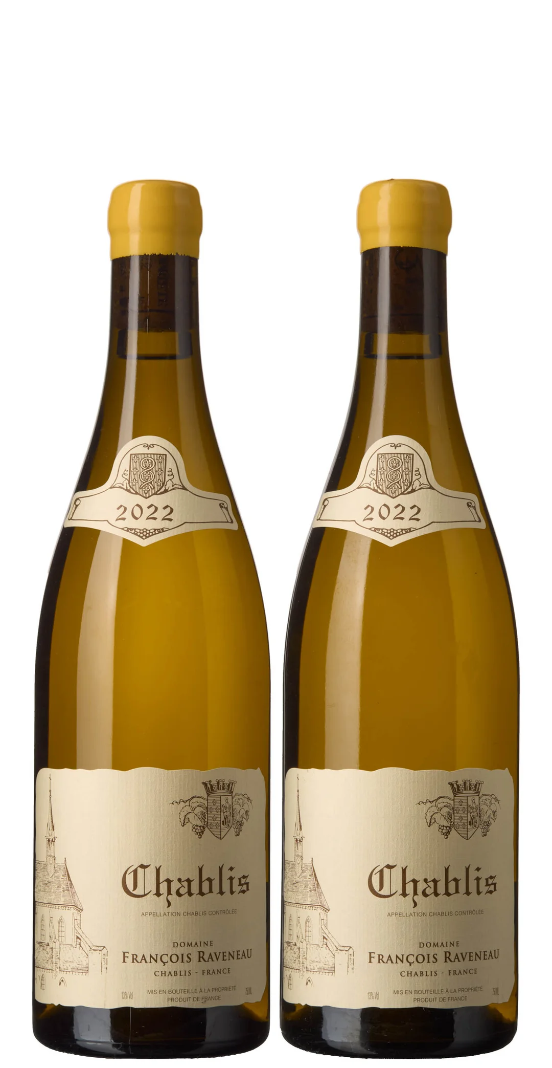 2 x Chablis 2022, Francois Raveneau — 2 x Chablis 2022, Francois Raveneau — Vin/Vin — Blomqvist