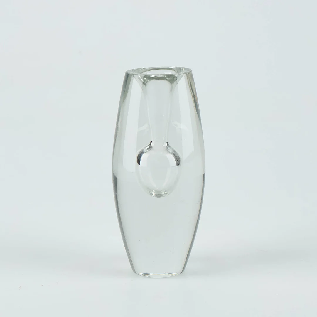 TAPIO WIRKKALA. Vas / glasskulptur, "Tokio", signerad Tapio Wirkkala Iittala -55. — Art glass — Stockholms Auktionsverk Helsinki
