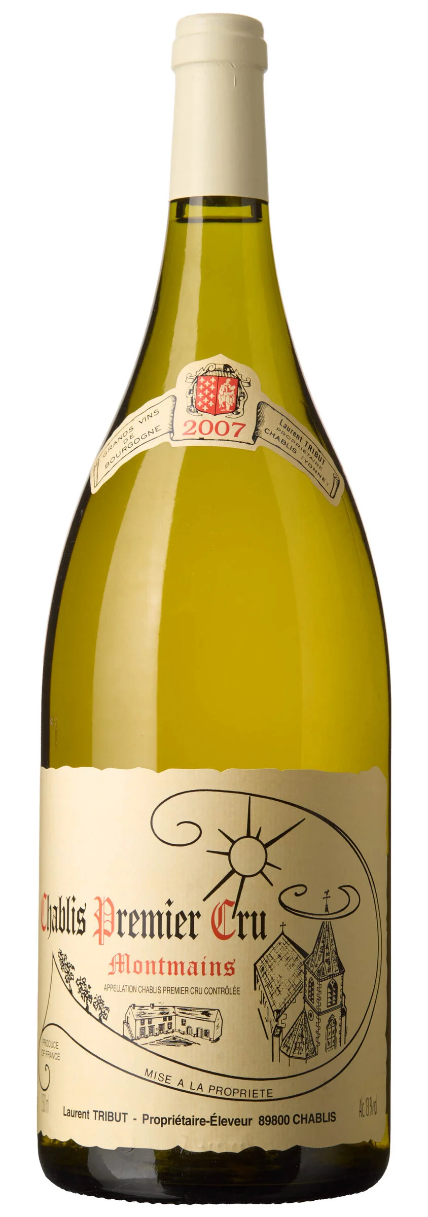 1 x MAG Chablis 1er Cru Montmains 2007, Laurent Tribut — 1 x MAG Chablis 1er Cru Montmains 2007, Laurent Tribut — Vin/Vin — Blomqvist