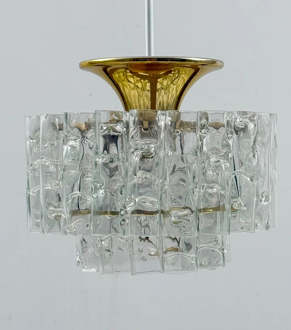Mid Century Deckenlampe/Kronleuchter von Doria Leuchten, Deutschland, 1970er Jahre. — Ceiling lights — Stockholms Auktionsverk Düsseldorf/Neuss