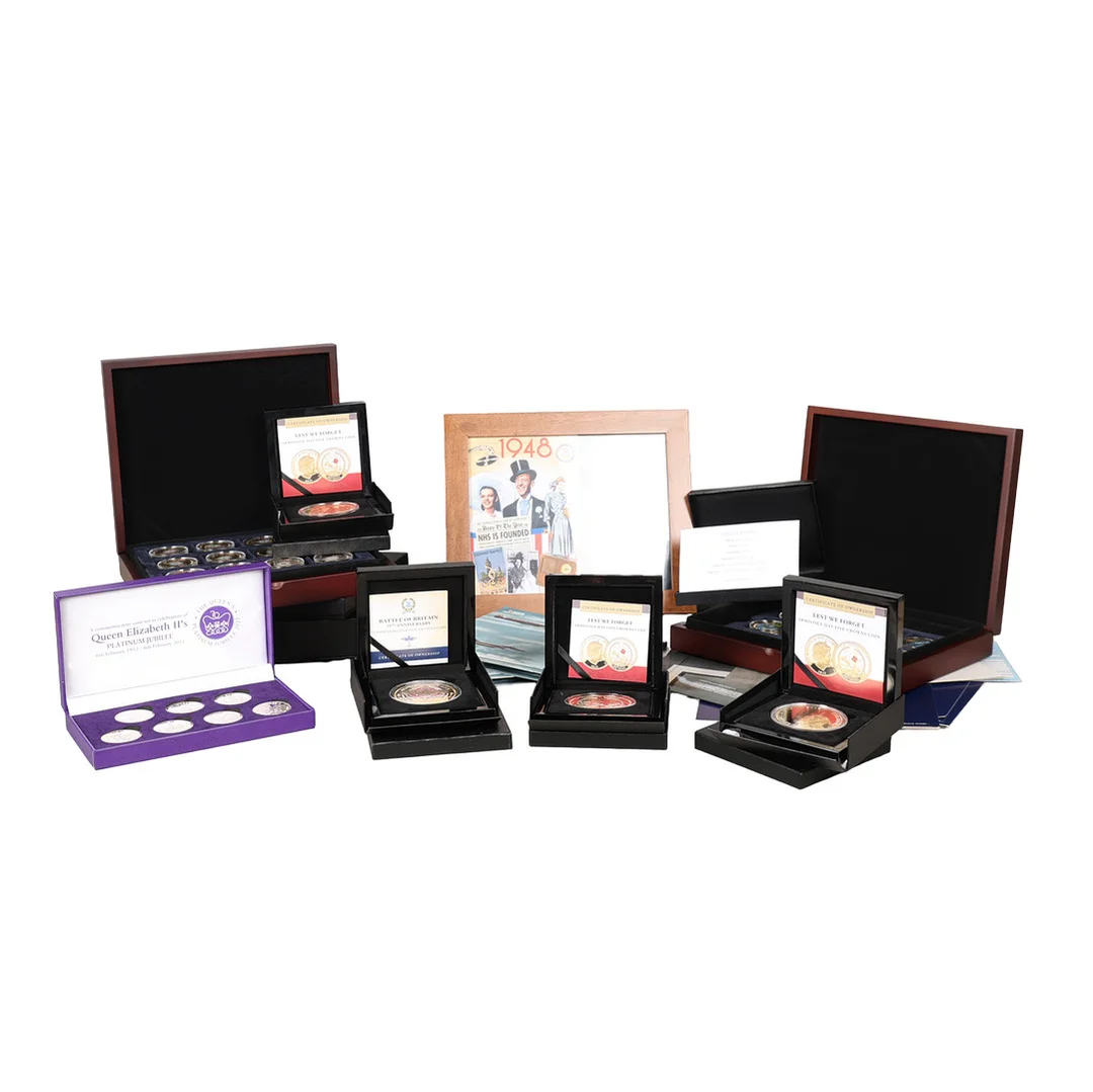 AN INTERESTING COIN COLLECTION OF PROOF SETS. — Coins & Banknotes — Bishop & Miller