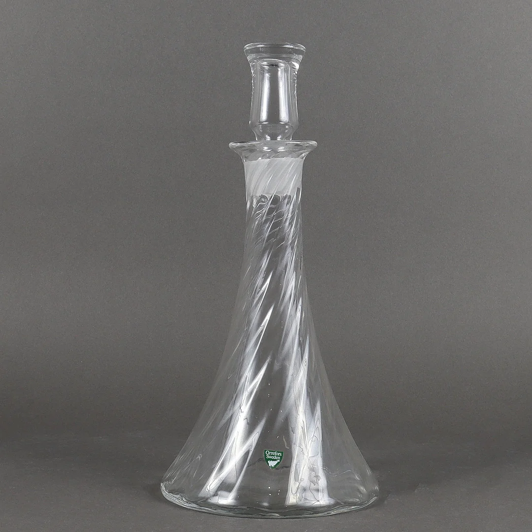 GUNNAR CYRÉN. KARAFF Glas, "Helena" Orrefors. — Utility glass — Karlstad Hammarö Auktionsverk