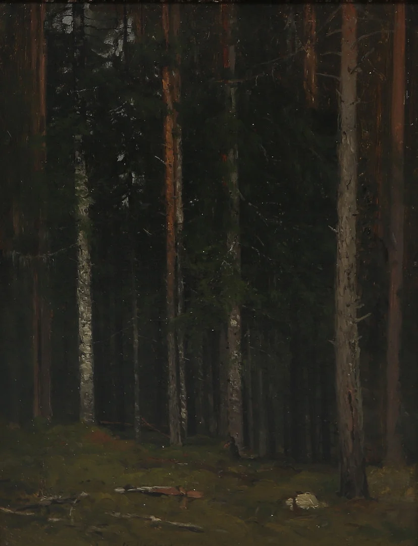 ANDERS KALLENBERG. olja på pannå, signerad. — Paintings — Gomér & Andersson Linköping