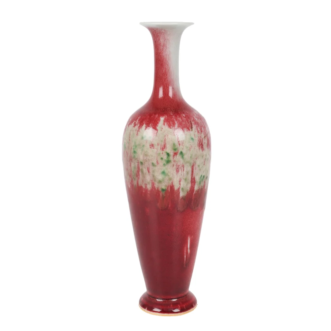 Quing Kangxi Jiang Douhong: Chinese porcelain vase — Hobby and collectibles/Asian art — Lauritz