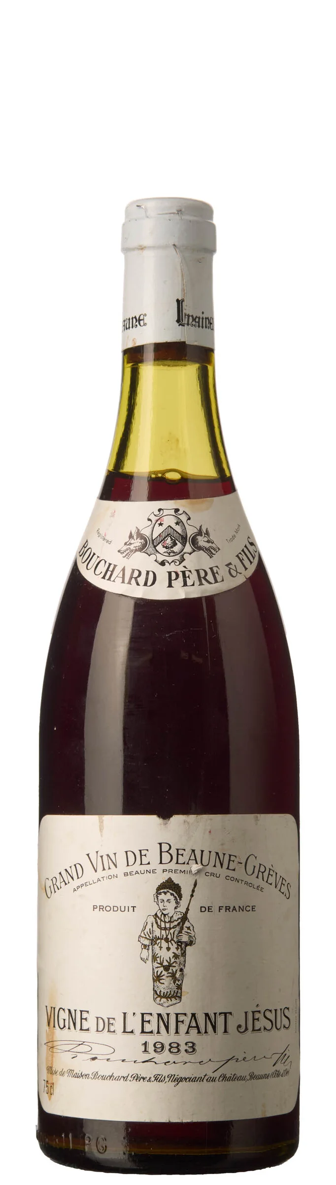 1 x Beaune 1er Cru Greves Vigne de l'Enfant Jesus 1983, Domaine Bouchard Pere & Fils — 1 x Beaune 1er Cru Greves Vigne de l'Enfant Jesus 1983, Domaine Bouchard Pere & Fils — Vin/Vin — Blomqvist