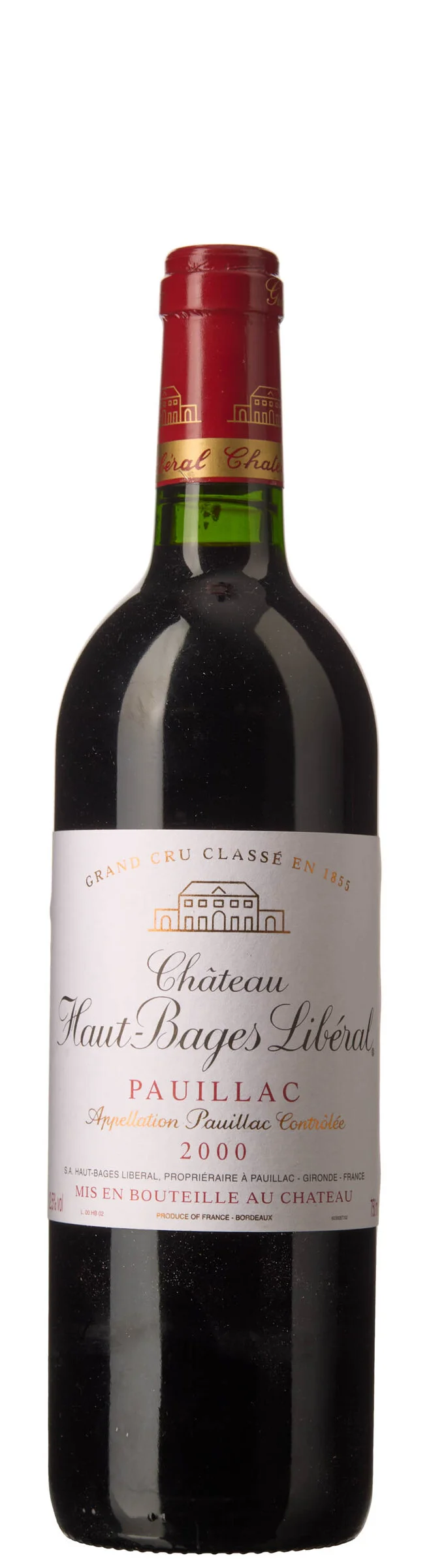 1 x Chateau Haut Bages Liberal 2000 — 1 x Chateau Haut Bages Liberal 2000 — Vin/Vin — Blomqvist