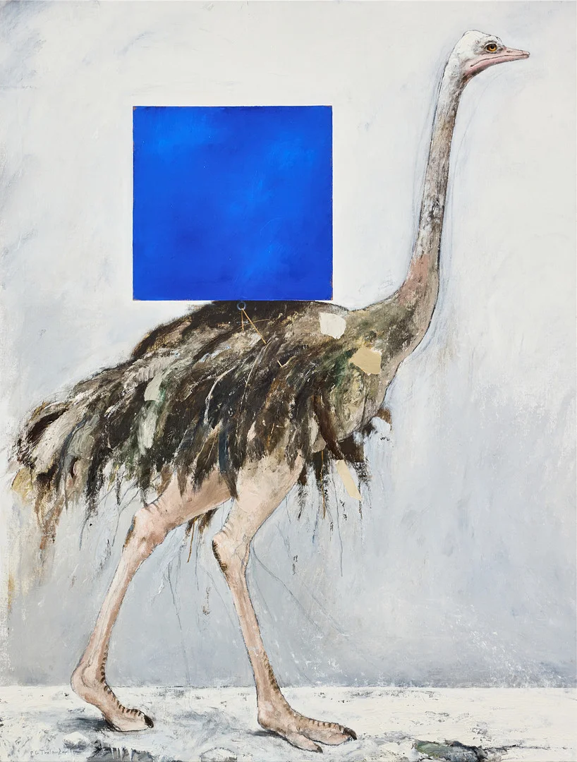 PG THELANDER. "I väntan på istiden I". — Paintings — Stockholms Auktionsverk Fine Art