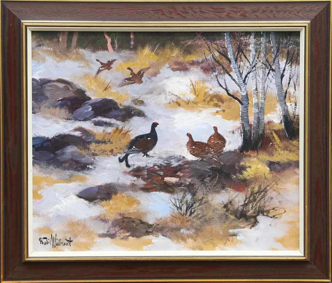 BERTIL WIDBRANDT. OLJA, på duk, signerad. — Paintings — Kalmar Auktionsverk