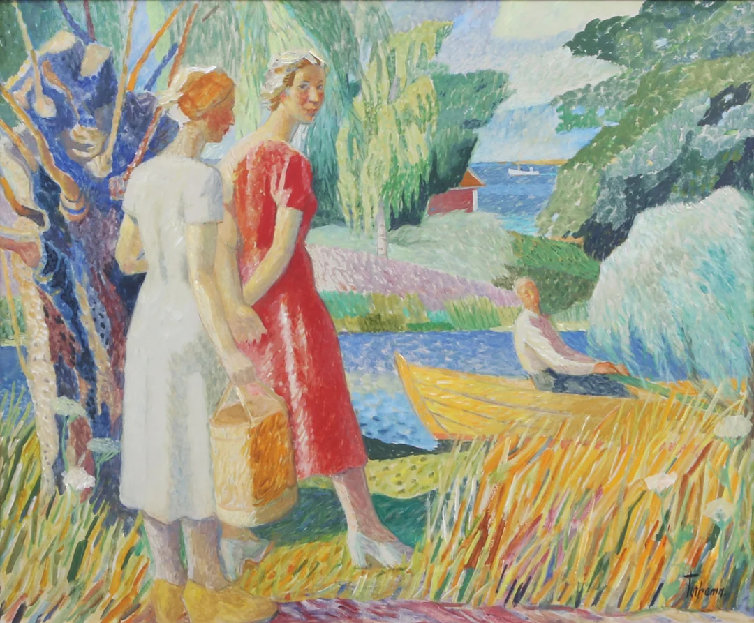 GUNNAR TORHAMN. OLJA, på pannå, signerad. — Paintings — Kalmar Auktionsverk