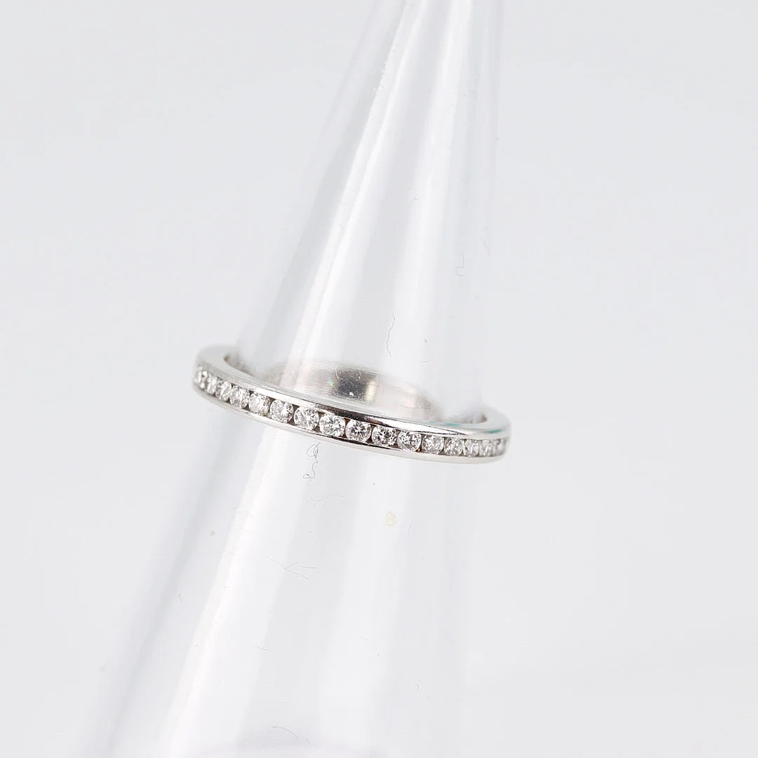 TIFFANY & CO DIAMOND FULL ETERNITY RING. — Rings — Chalkwell Auctions