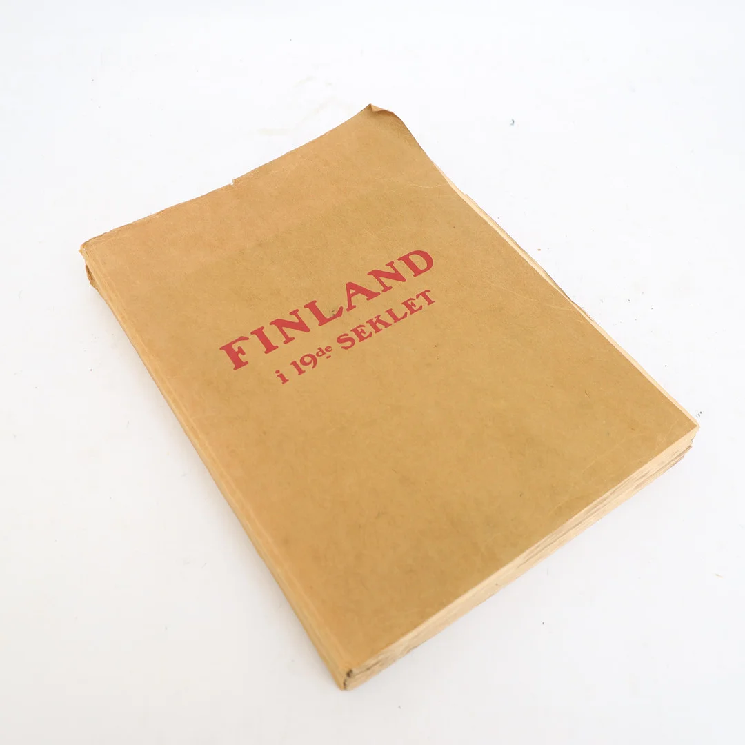 BOK, "Finland i 19de seklet" framställd i ord och bild, Helsingfors 1898. — Books — Falun Auktionsbyrå