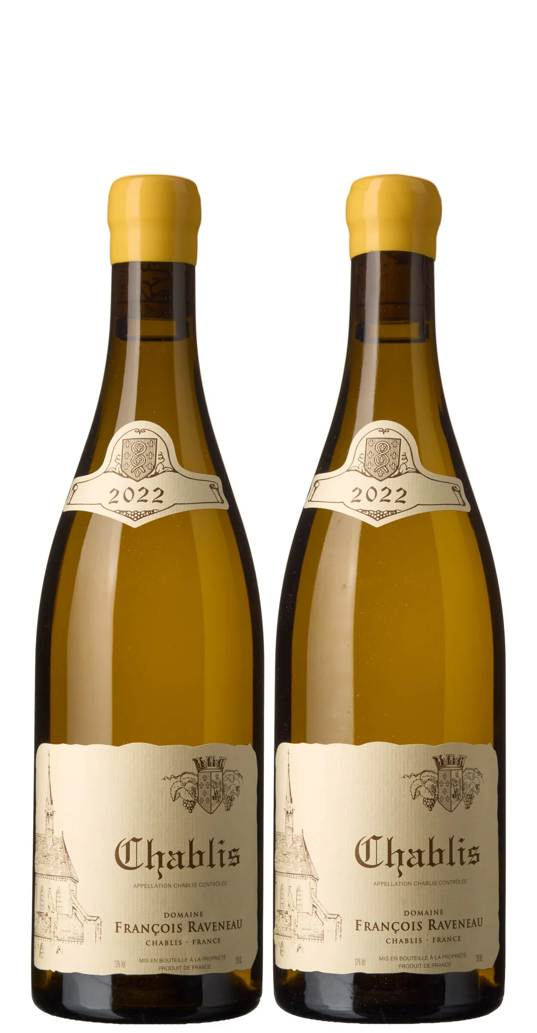 2 x Chablis 2022, Francois Raveneau — 2 x Chablis 2022, Francois Raveneau — Vin/Vin — Blomqvist