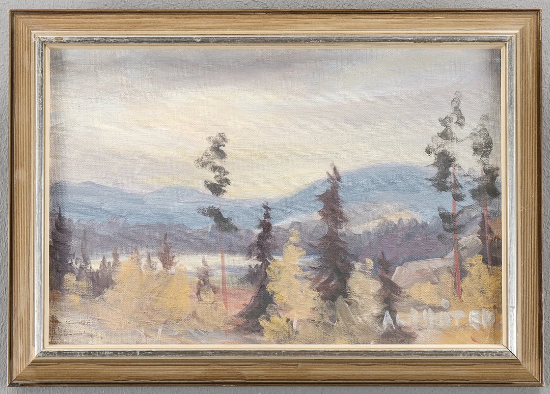 VÅGE ALBRÅTEN. "Årnäs". — Paintings — Karlstad Hammarö Auktionsverk