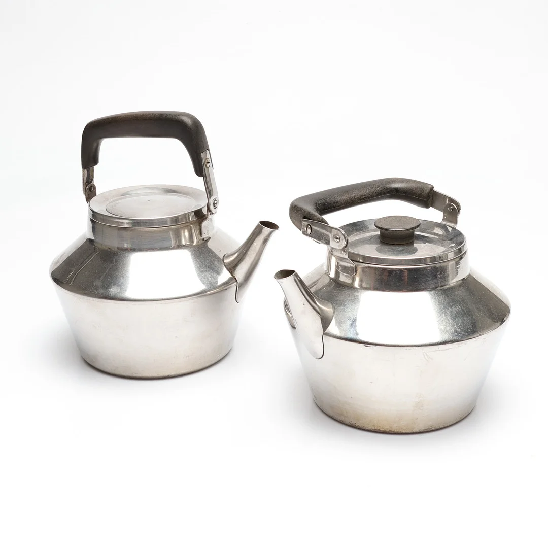 KAFFEKANNOR, Sigvard Bernadotte, rostfritt stål. Moderna Kök. — Other metals — Gomér & Andersson Linköping